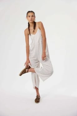 Heimstone Lottie Jumpsuit In Blues Weave