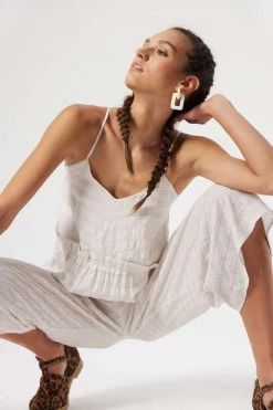 Heimstone Lottie Jumpsuit In Blues Weave