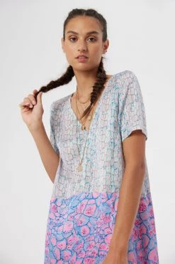 Heimstone Egon Dress In Lagoon Print