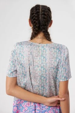 Heimstone Egon Dress In Lagoon Print