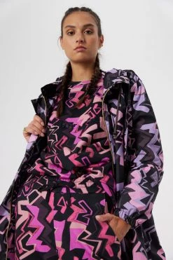 Heimstone Harlem Jumper In Electrique Printed Fleece