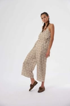 Heimstone Lottie Jumpsuit In White Messy Dots SALES