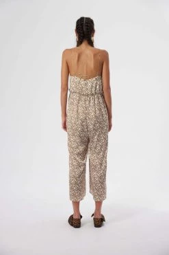 Heimstone Lottie Jumpsuit In White Messy Dots SALES
