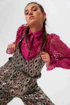 Heimstone SALES Lottie Jumpsuit In Jazz Sequin