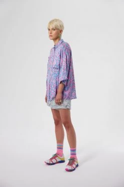 Heimstone Astrée Shirt In Poolside Print