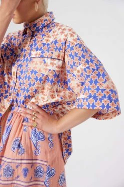 Heimstone Astrée Shirt In Mosaic Print SALES