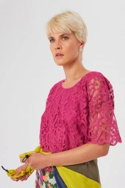 Heimstone Wallace T-shirt In Salsa Lace SALES