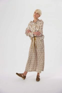 Heimstone SALES Gil Jumpsuit In White Messy Dots