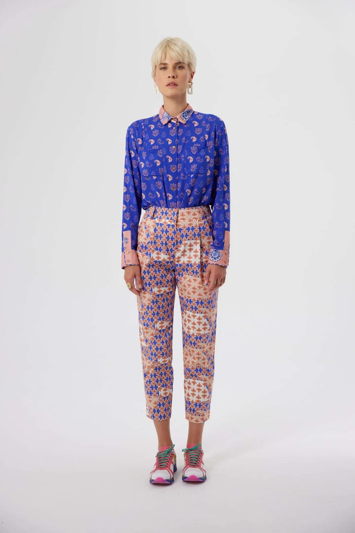 Heimstone Gabriel Pants In Mosaic Print SALES 1 Heimstone Gabriel Pants In Mosaic Print SALES