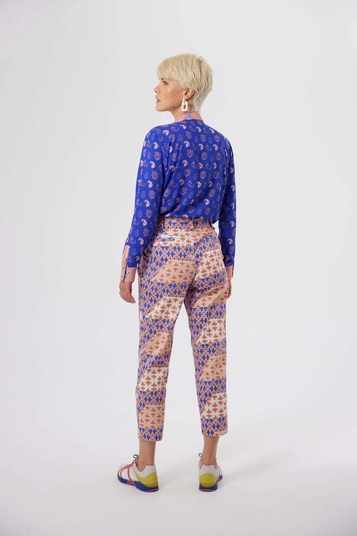 Heimstone Gabriel Pants In Mosaic Print SALES 4 Heimstone Gabriel Pants In Mosaic Print SALES