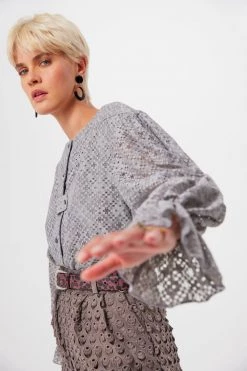 Heimstone Trigalière Shirt In Zinc Lace SALES
