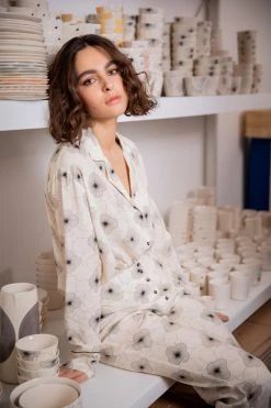 Heimstone Shop Woman Pyjama Ulysse In Flower Print Set