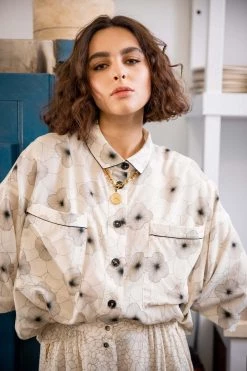 Heimstone Astrée Shirt In Flower Print Shop Woman
