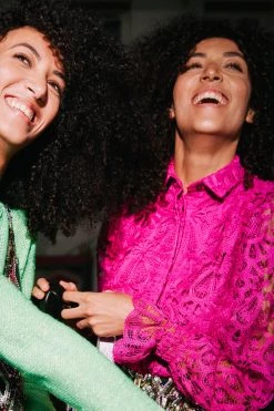 Heimstone Imogen Shirt In Salsa Lace SALES