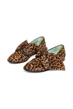 Heimstone Shoes 16 BB Ballerina Shoes In Leopard Printed Leather
