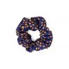 Heimstone Accessories Scrunchie In Navy Blue Messy Dots Print