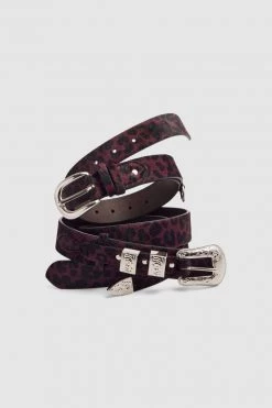 Heimstone Shop Woman Belt In Burgundy Leopard Leather 8 Heimstone Shop Woman Belt In Burgundy Leopard Leather