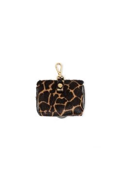 Heimstone Pro Airpods Case In Giraffe Printed Leather The Minis & Maxis
