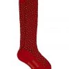 Heimstone Accessories Knee Socks In Messy Dots Print