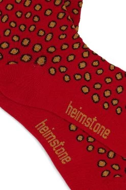 Heimstone Accessories Knee Socks In Messy Dots Print