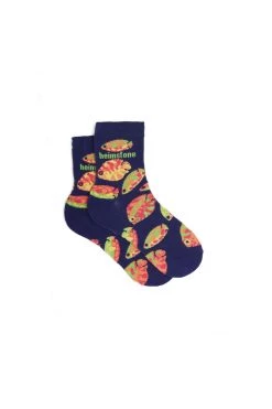 Heimstone Ankle Socks In Gourami Print Accessories