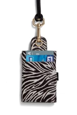 Heimstone The Minis & Maxis The Minis - 6 Key Holder In Zebra Printed Leather