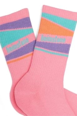 Heimstone Accessories Sport Socks In Neon Pink