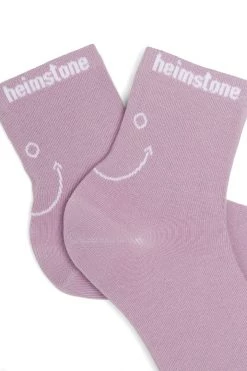 Heimstone Accessories Ankle Socks In Lilac Smiley