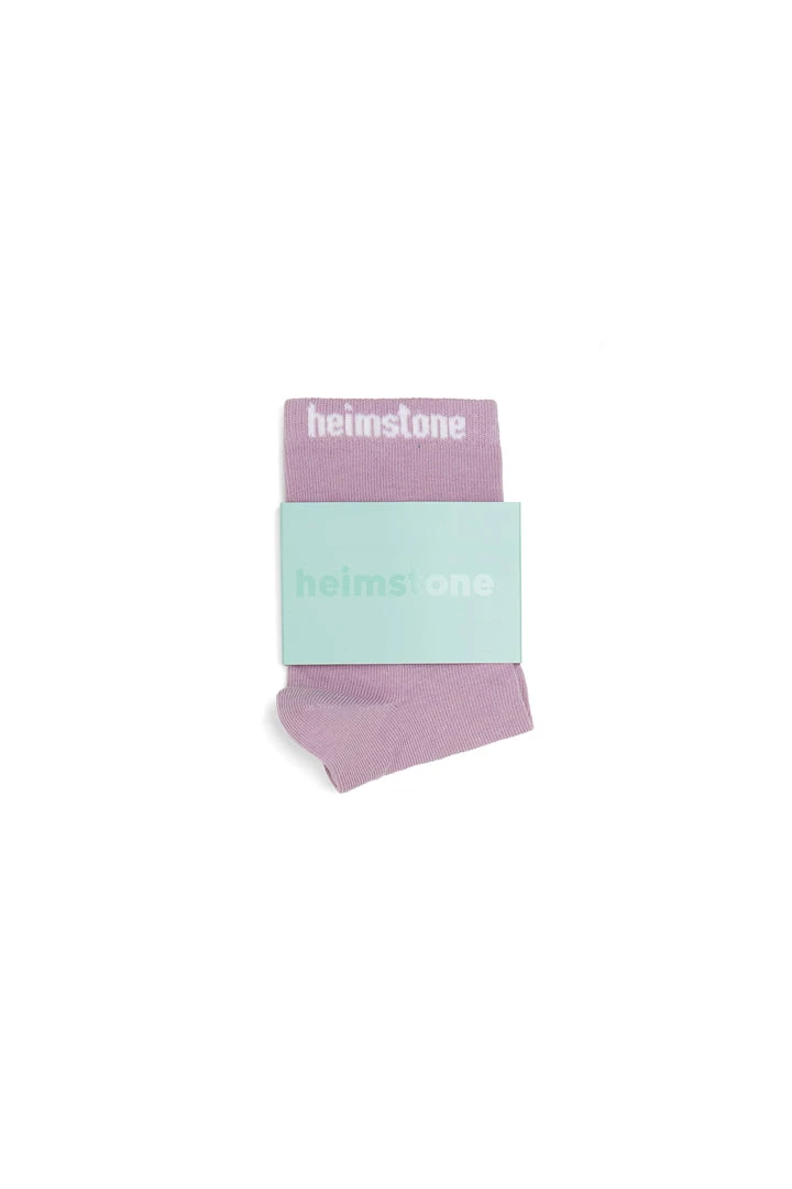 Heimstone Accessories Ankle Socks In Lilac Smiley 3 Heimstone Accessories Ankle Socks In Lilac Smiley