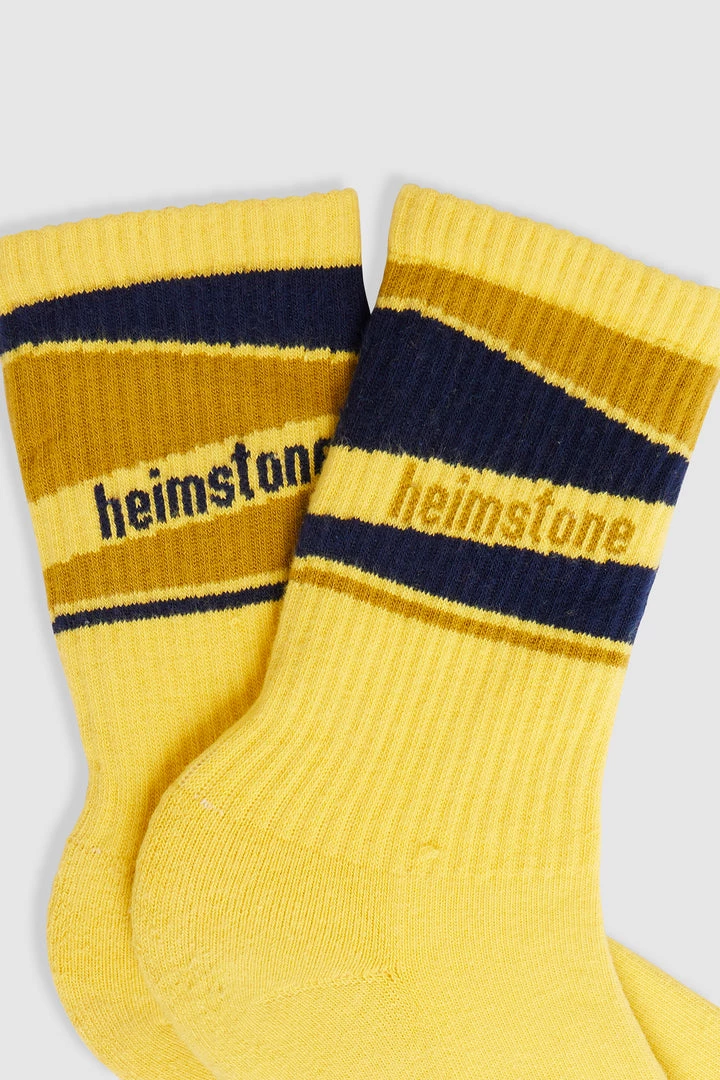Heimstone SALES Sport Socks In Yellow Wave 2 Heimstone SALES Sport Socks In Yellow Wave