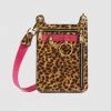 Heimstone Stanley Satchel In Leopard Printed Leather