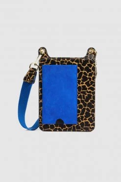 Heimstone Stanley Satchel In Giraffe Printed Leather