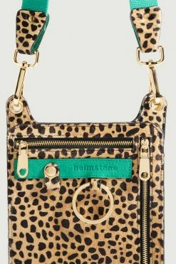 Heimstone Shop Woman Stanley Satchel In Cheetah Printed Leather
