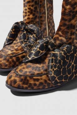 Heimstone Shop Woman BB Boots In Leopard & Giraffe Printed Leather