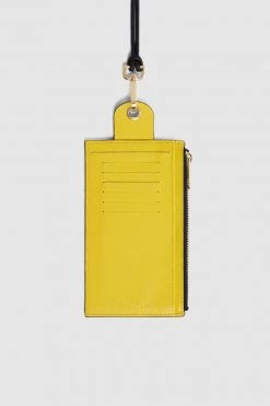 Heimstone Shop Woman The Minis - Large Neck Wallet In White Giraffe Printed Leather