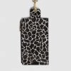 Heimstone Shop Woman The Minis - Large Neck Wallet In White Giraffe Printed Leather