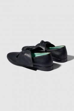 Heimstone BB Ballerina Shoes In Black Leather Shop Woman