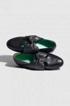 Heimstone BB Ballerina Shoes In Black Leather Shop Woman