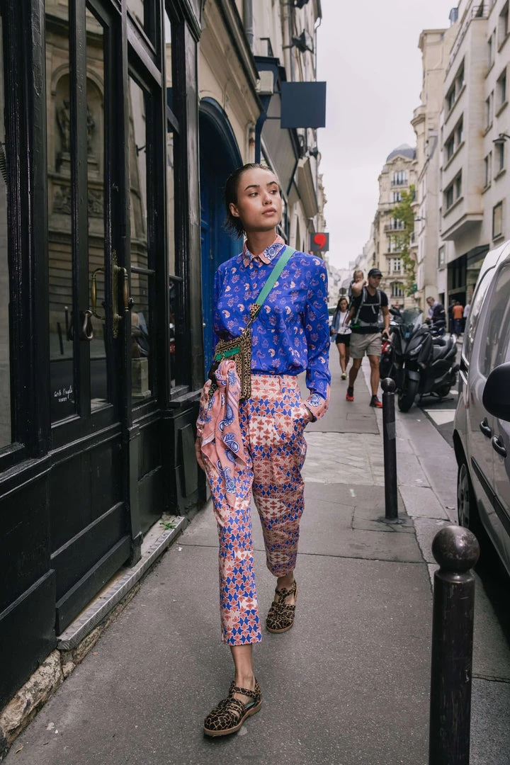 Heimstone Gabriel Pants In Mosaic Print SALES 2 Heimstone Gabriel Pants In Mosaic Print SALES