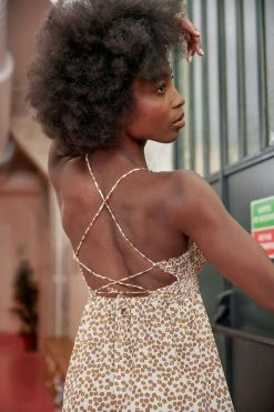 Heimstone SALES Tamara Dress In White Messy Dots 17 Heimstone SALES Tamara Dress In White Messy Dots