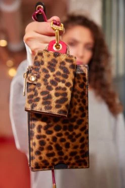 Heimstone Heimstone Signature 30 The Minis - 6 Key Holder In Leopard Leather