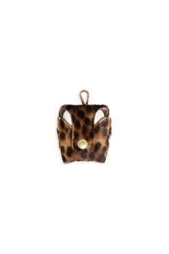 Heimstone The Minis & Maxis Airpods Case In Leopard Printed Leather