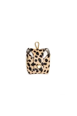 Heimstone Airpods Case In Cheetah Printed Leather