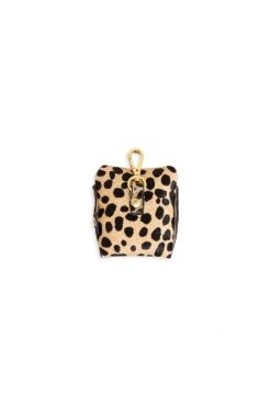 Heimstone Airpods Case In Cheetah Printed Leather