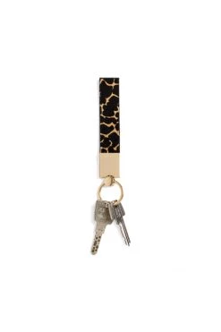 Heimstone The Minis & Maxis The Minis - Key Holder In Giraffe Printed Leather