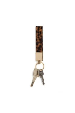 Heimstone The Minis & Maxis The Minis - Key Holder In Leopard Printed Leather