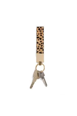 Heimstone The Minis & Maxis The Minis - Key Holder In Cheetah Printed Leather