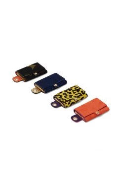 Heimstone The Minis & Maxis The Minis - 6 Key Holder In Orange & Purple Suede