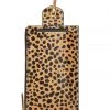 Heimstone The Minis & Maxis The Minis - Large Neck Wallet In Cheetah Printed Leather