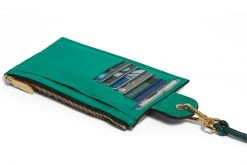 Heimstone The Minis & Maxis The Minis - Large Neck Wallet In Cheetah Printed Leather